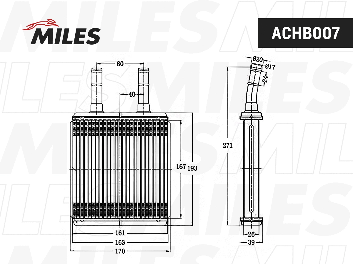 Heat Exchanger, interior heating (ACHB007)