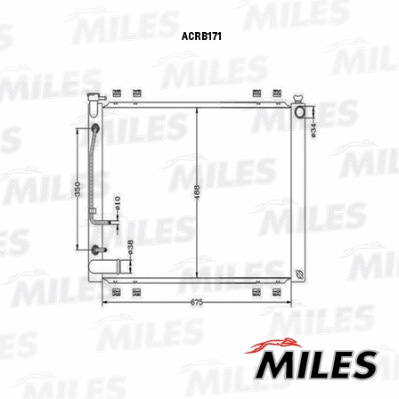 Radiator, engine cooling (ACRB171)