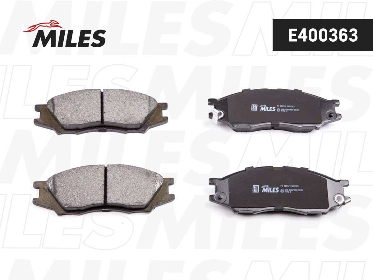 Brake Pad Set, disc brake (E400363)