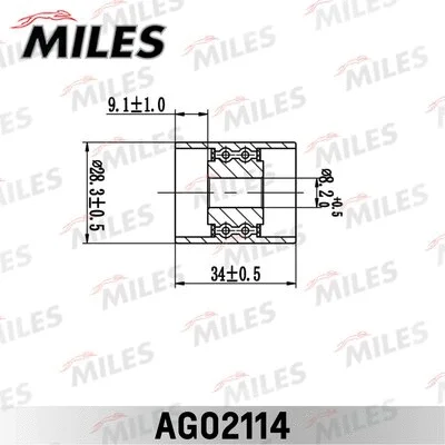 Deflection/Guide Pulley, timing belt