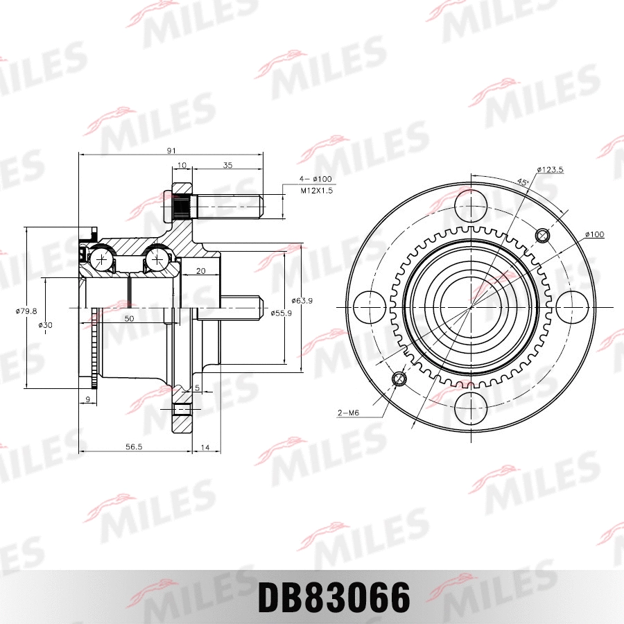 Wheel Bearing Kit (DB83066)