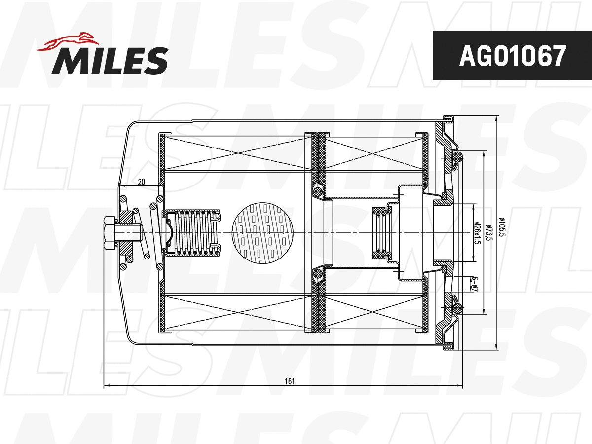 Oil Filter (AFOS060)