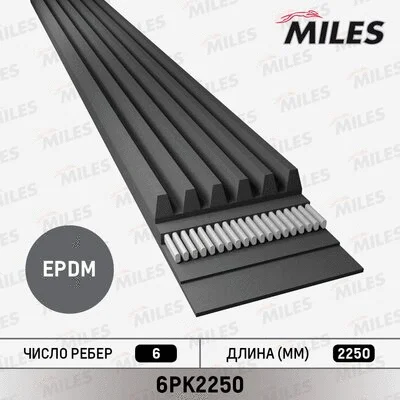 V-Ribbed Belt (6PK2250)