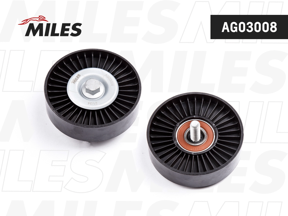 Deflection/Guide Pulley, V-ribbed belt (AG03008)