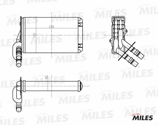 Heat Exchanger, interior heating (ACHM009)