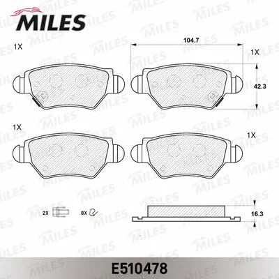Brake Pad Set, disc brake