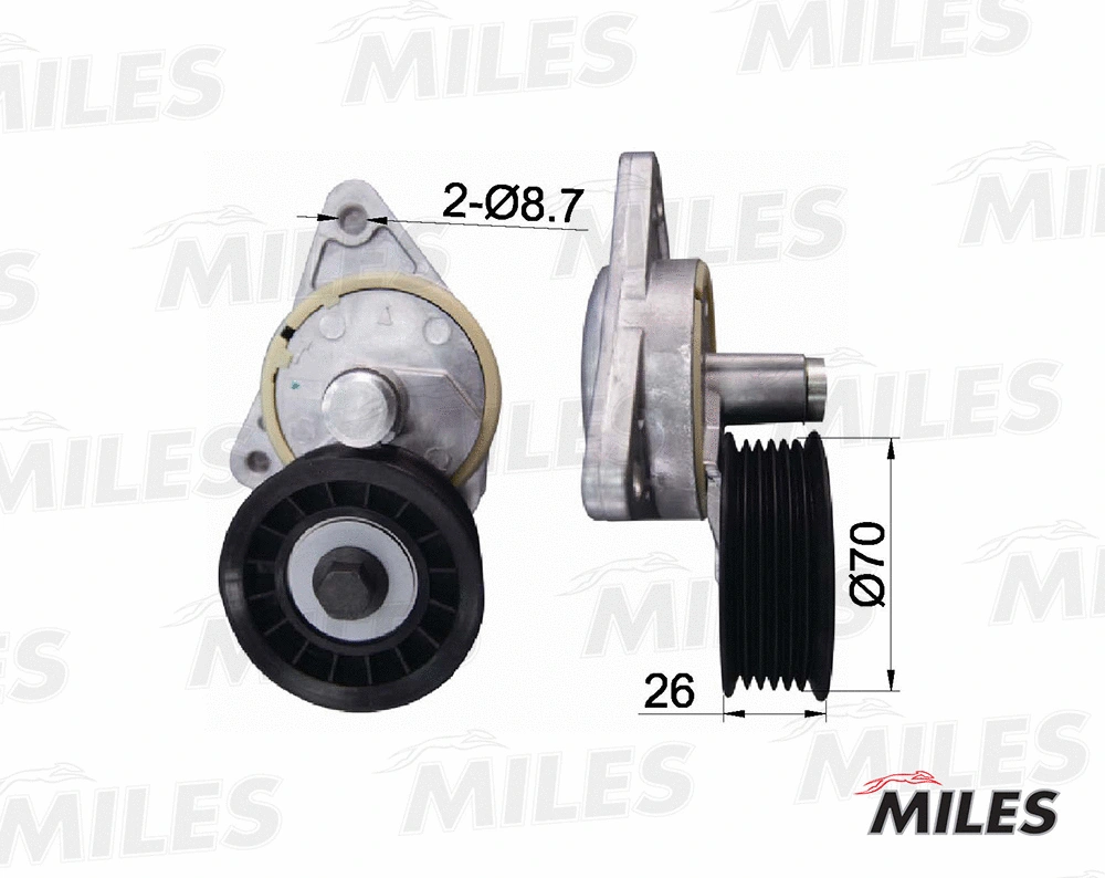 Tensioner Lever, V-ribbed belt