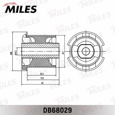 Mounting, control/trailing arm