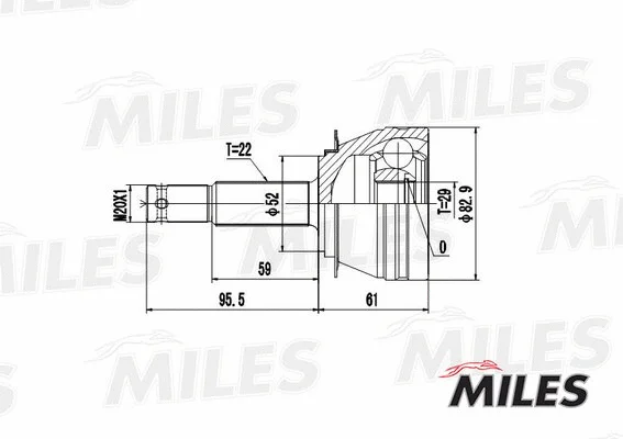 Joint Kit, drive shaft (GA20082)