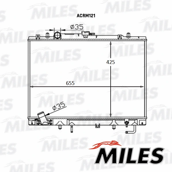 Radiator, engine cooling (ACRM121)