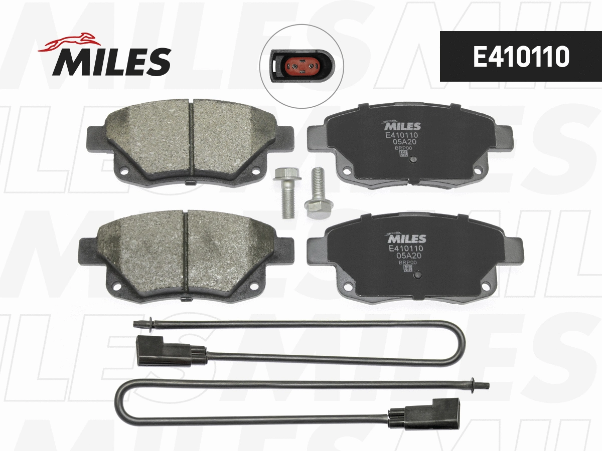 Brake Pad Set, disc brake (E410110)