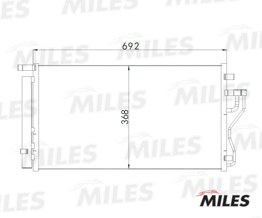 Condenser, air conditioning (ACCB013)