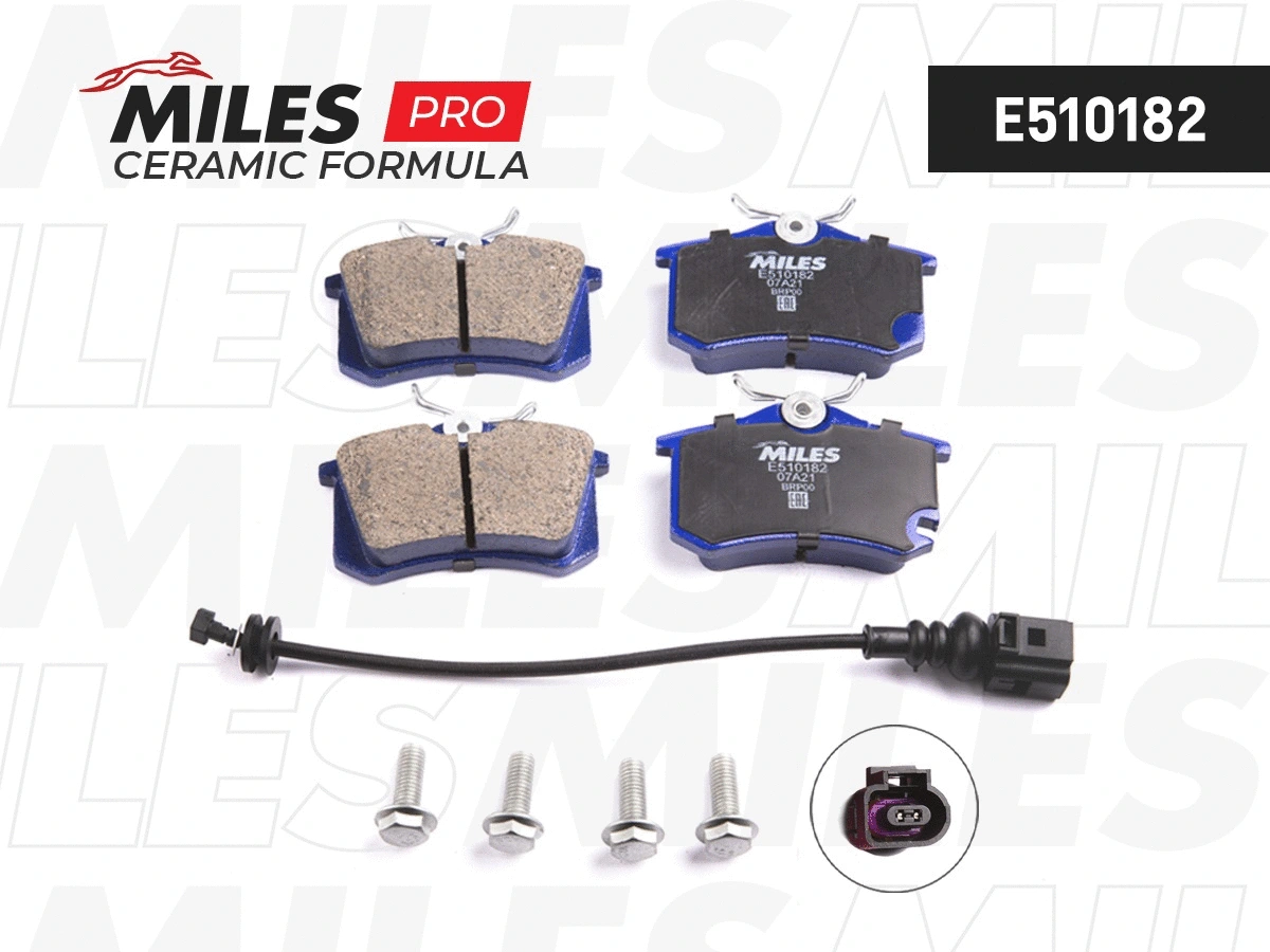 Brake Pad Set, disc brake (E510182)