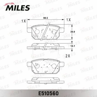Brake Pad Set, disc brake