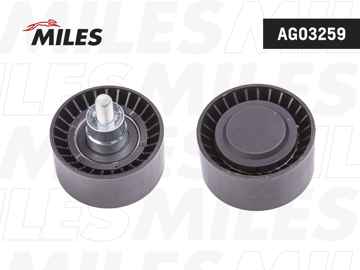 Deflection/Guide Pulley, V-ribbed belt (AG03259)