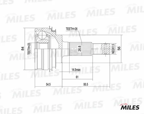 Joint Kit, drive shaft (GA20467)