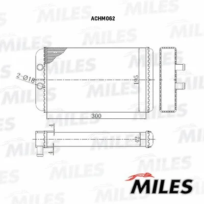 Heat Exchanger, interior heating (ACHM062)