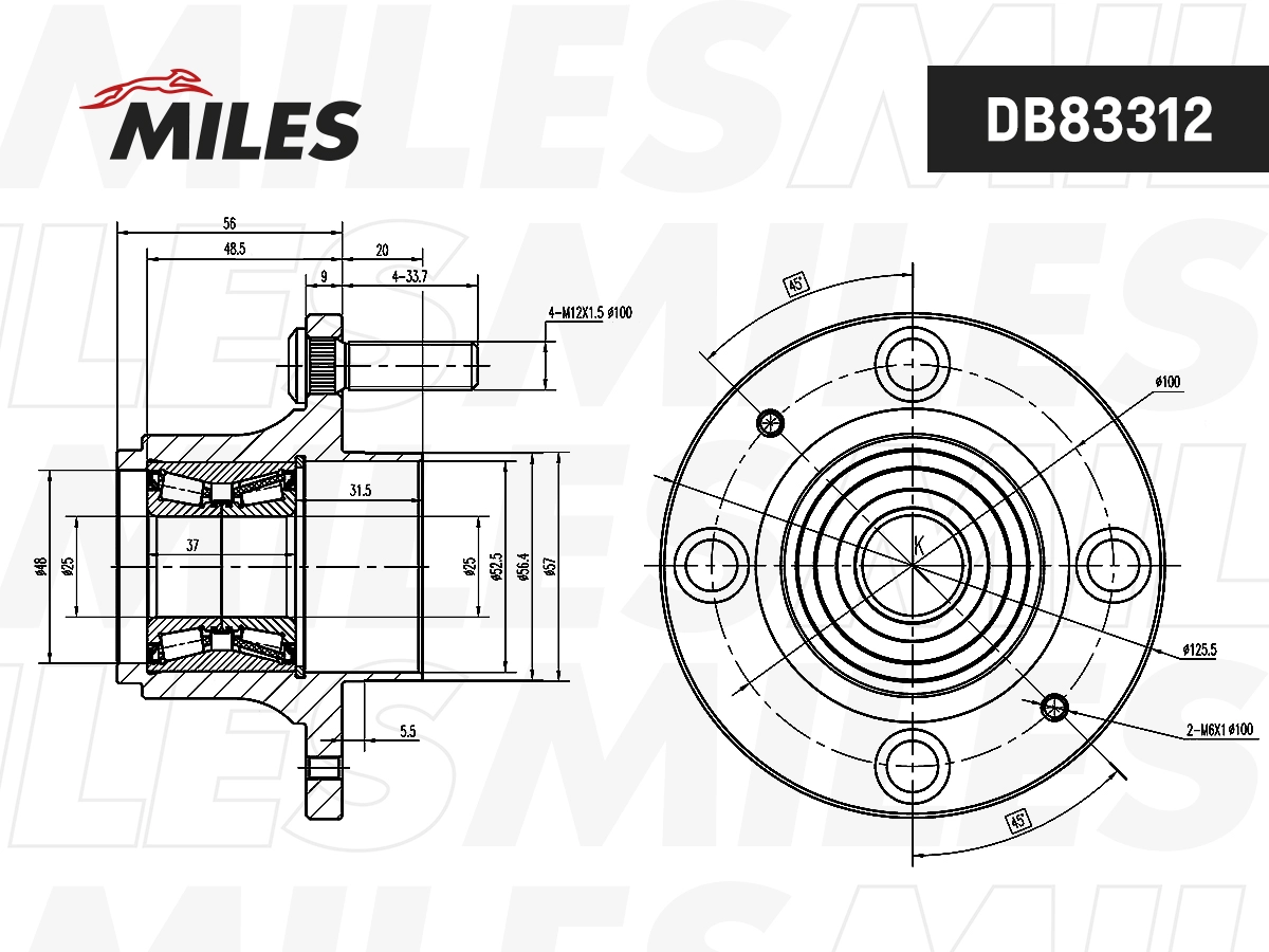 Wheel Bearing Kit (DB83312)