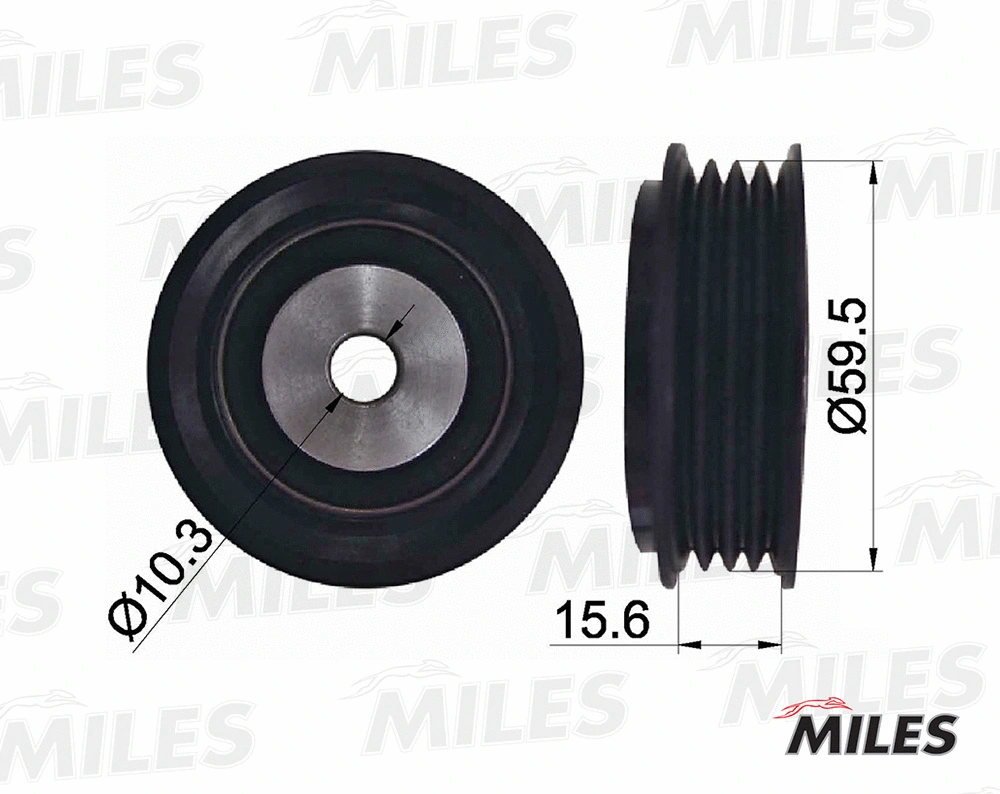 Tensioner Pulley, V-ribbed belt