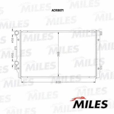 Radiator, engine cooling (ACRB071)