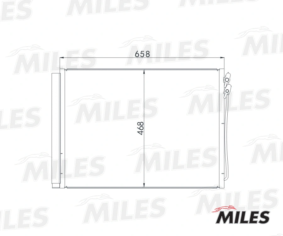 Condenser, air conditioning (ACCB060)