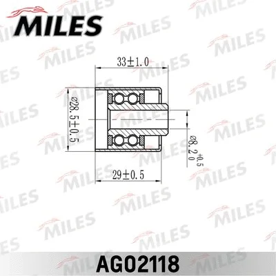 Deflection/Guide Pulley, timing belt