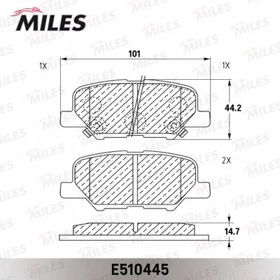 Brake Pad Set, disc brake