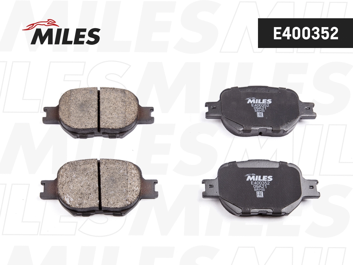 Brake Pad Set, disc brake (E400352)