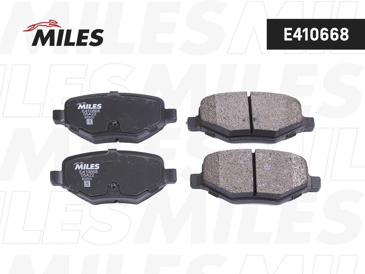 Brake Pad Set, disc brake (E410668)