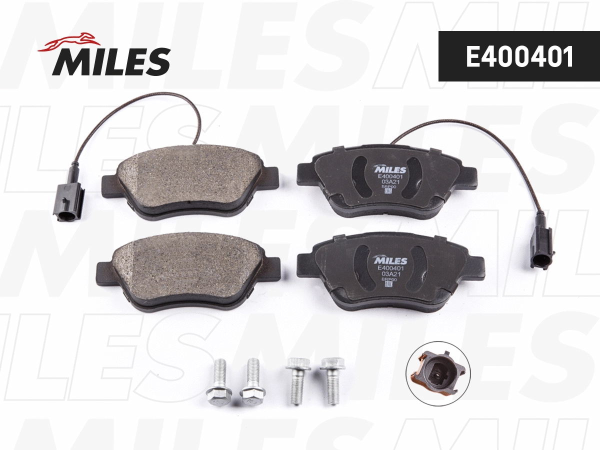 Brake Pad Set, disc brake (E400401)