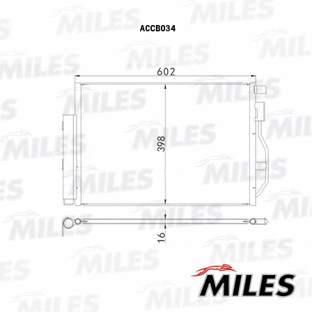 Condenser, air conditioning (ACCB034)