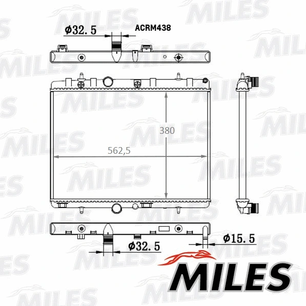 Radiator, engine cooling