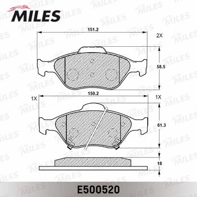 Brake Pad Set, disc brake
