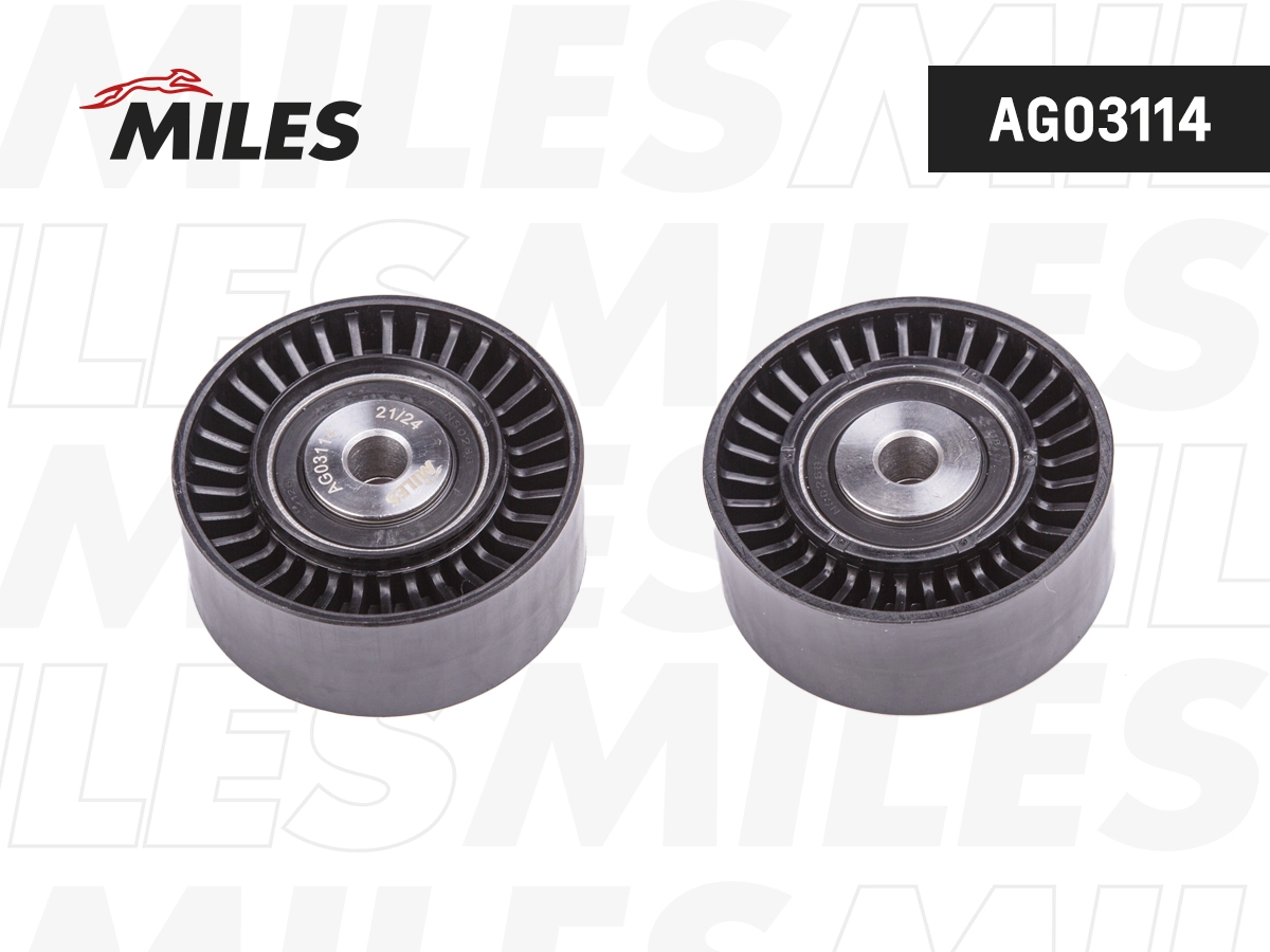 Deflection/Guide Pulley, V-ribbed belt (AG03114)