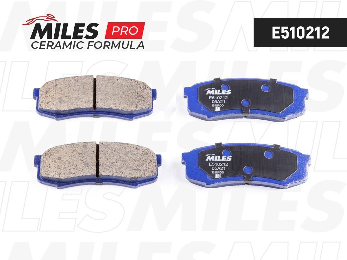 Brake Pad Set, disc brake (E510212)