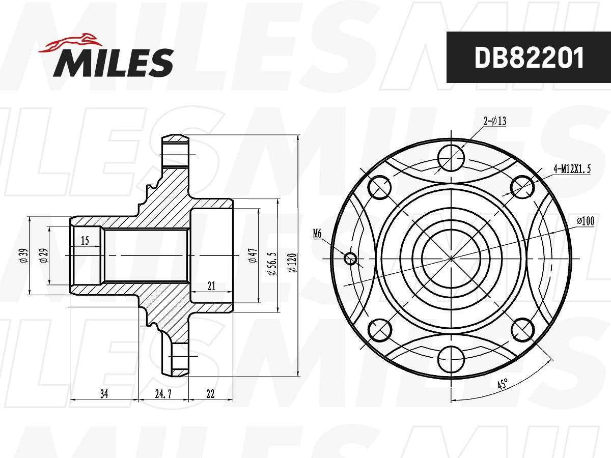 Wheel Hub (DB82201)