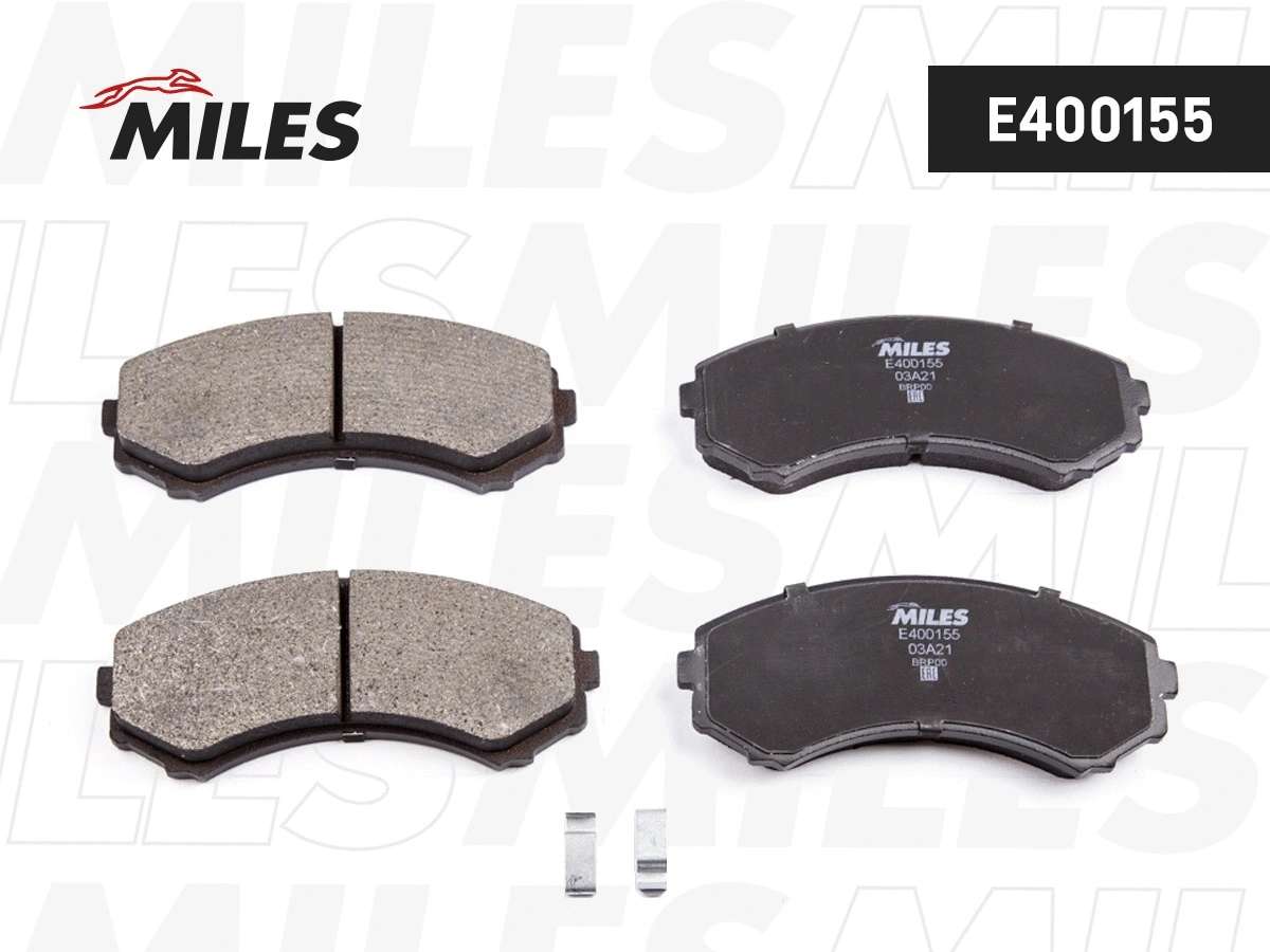 Brake Pad Set, disc brake (E400155)