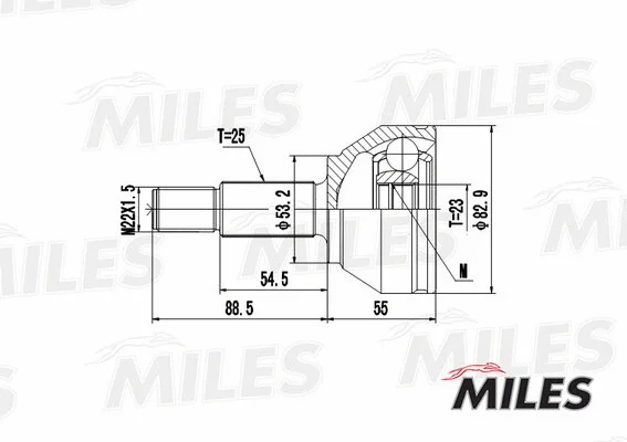 Joint Kit, drive shaft (GA20106)