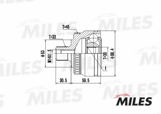 Joint Kit, drive shaft (GA20037)