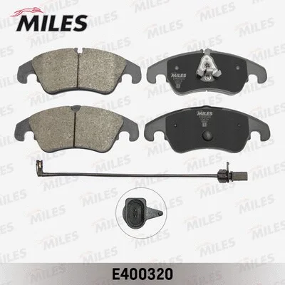 Brake Pad Set, disc brake (E400320)
