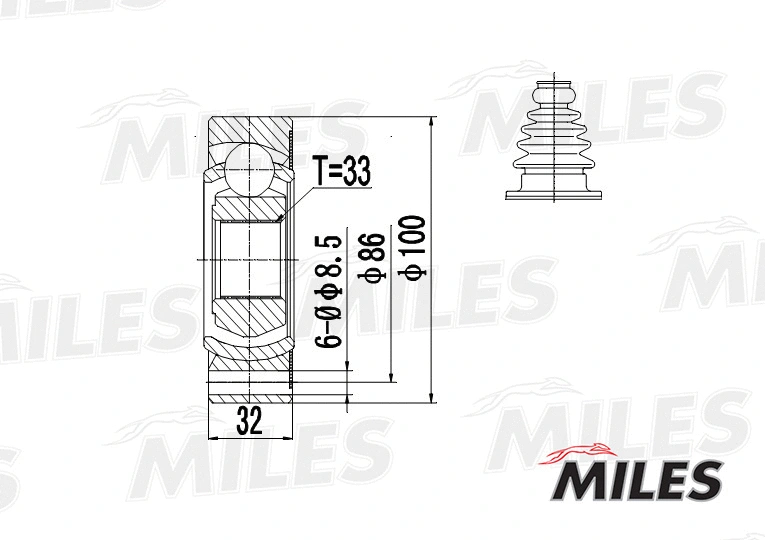 Joint Kit, drive shaft