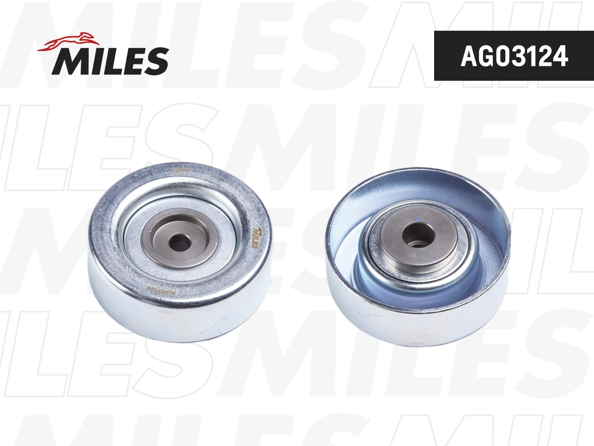 Deflection/Guide Pulley, V-ribbed belt (AG03124)