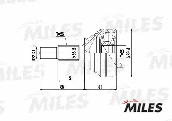 Joint Kit, drive shaft (GA20606)