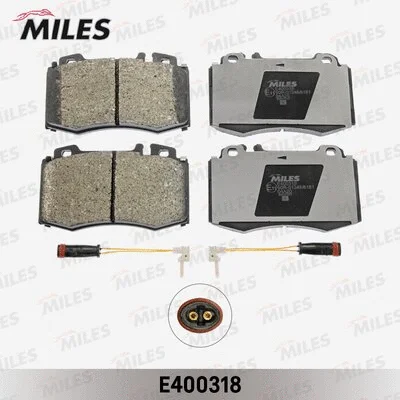 Brake Pad Set, disc brake (E400318)