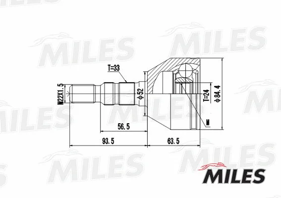 Joint Kit, drive shaft (GA20619)