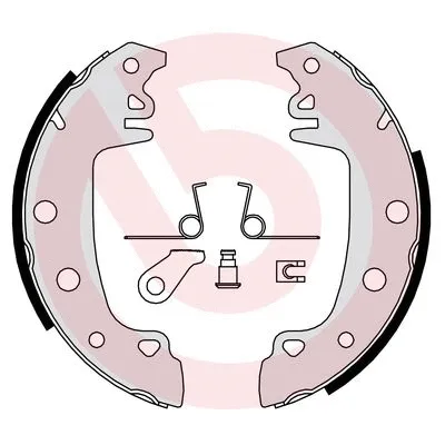 Brake Shoe Set (S 68 528)