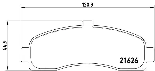 Brake Pad Set, disc brake (P 56 031)