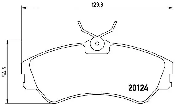 Brake Pad Set, disc brake (P 85 028)