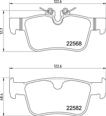 Brake Pad Set, disc brake (P 86 030)