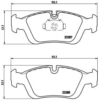 Brake Pad Set, disc brake (P 06 024)